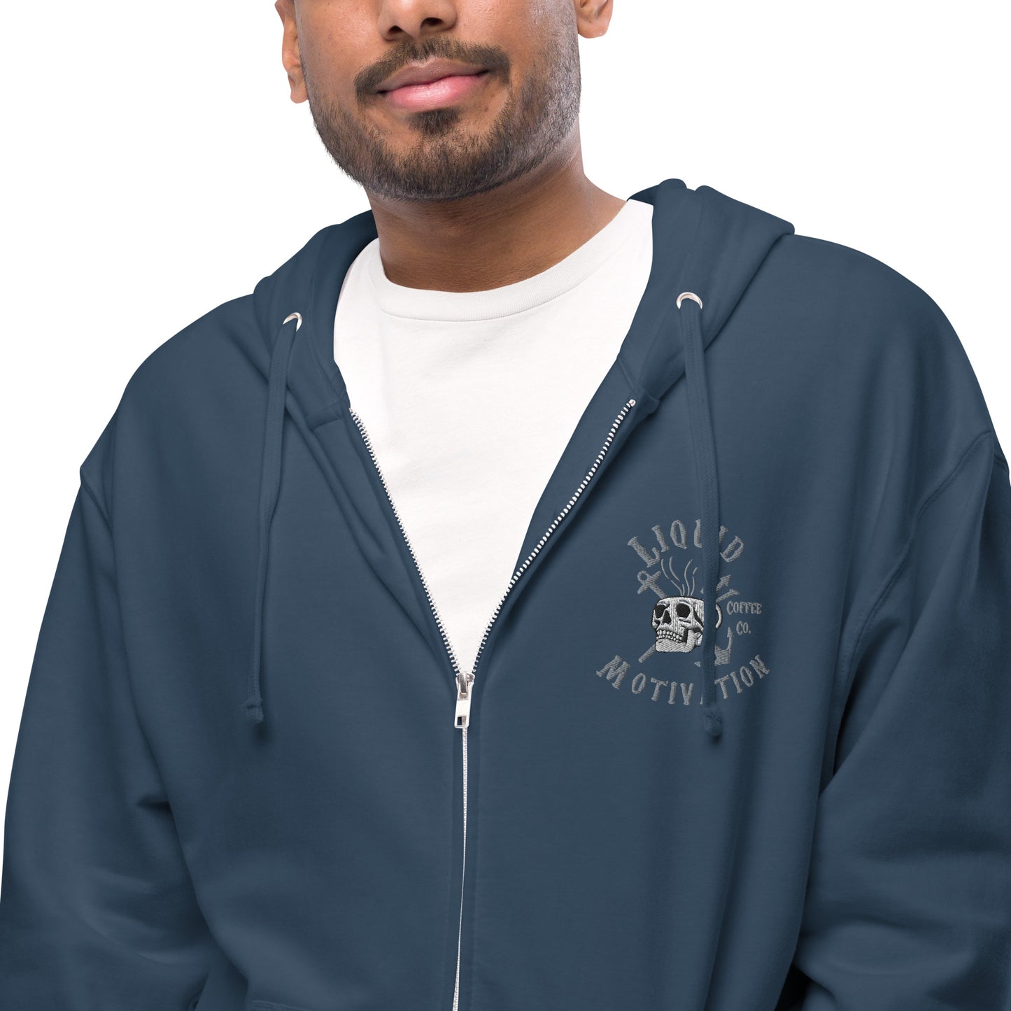 Liquid Motivation Fleece Zip Up Hoodie